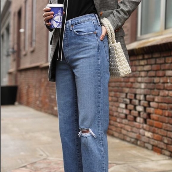 Levis Ribcage Straight Ankle Haters 